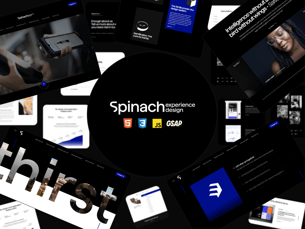 A Clean, Minimal Landing Page for Spinach